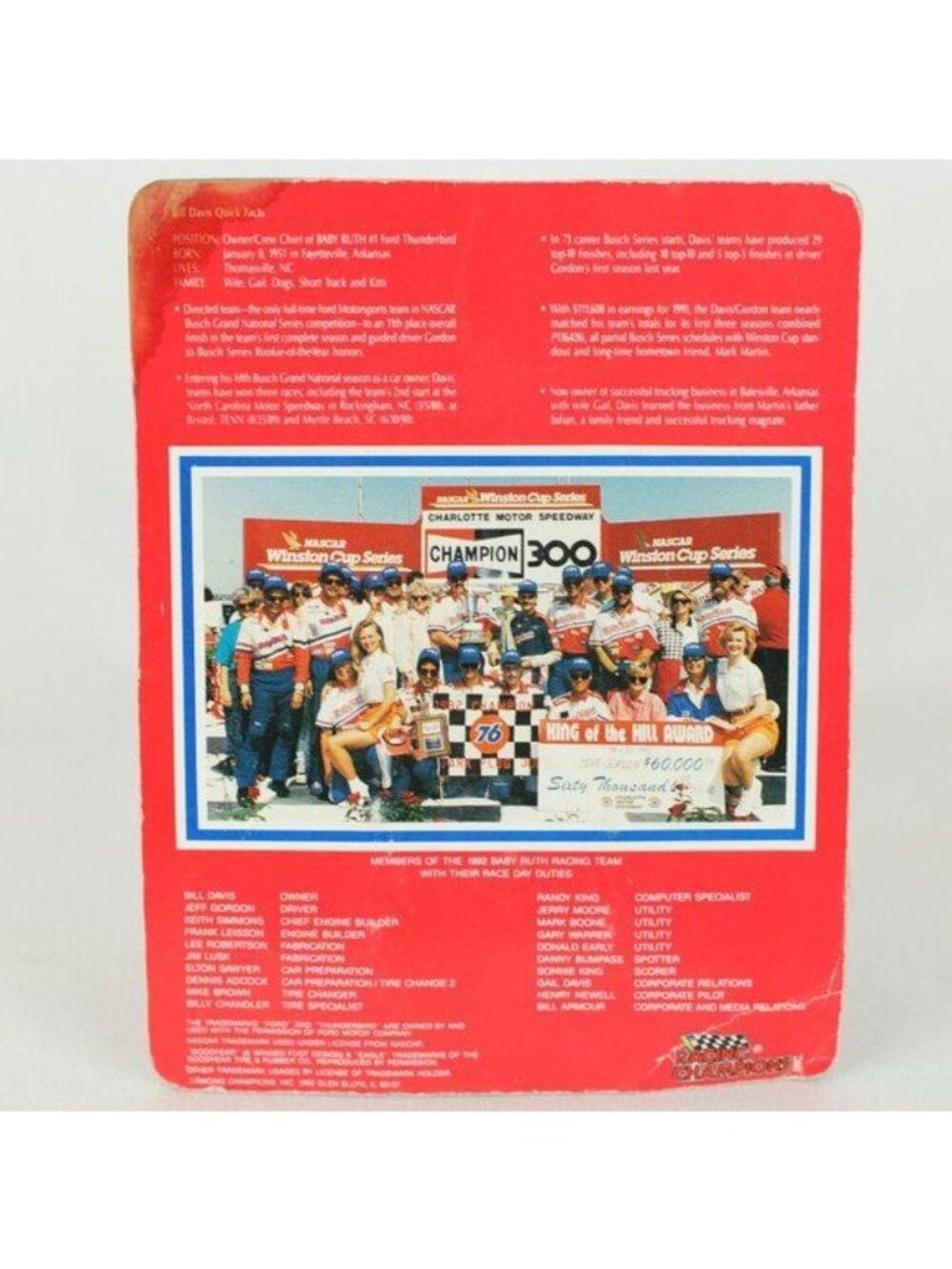 Racing Champions Jeff Gordon #1 Baby Ruth Ford Die Cast Car - Picture 3 of 3